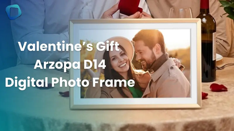 Arzopa D14 Digital Photo Frame: Valentine's gift that keeps Your Memories Vivid