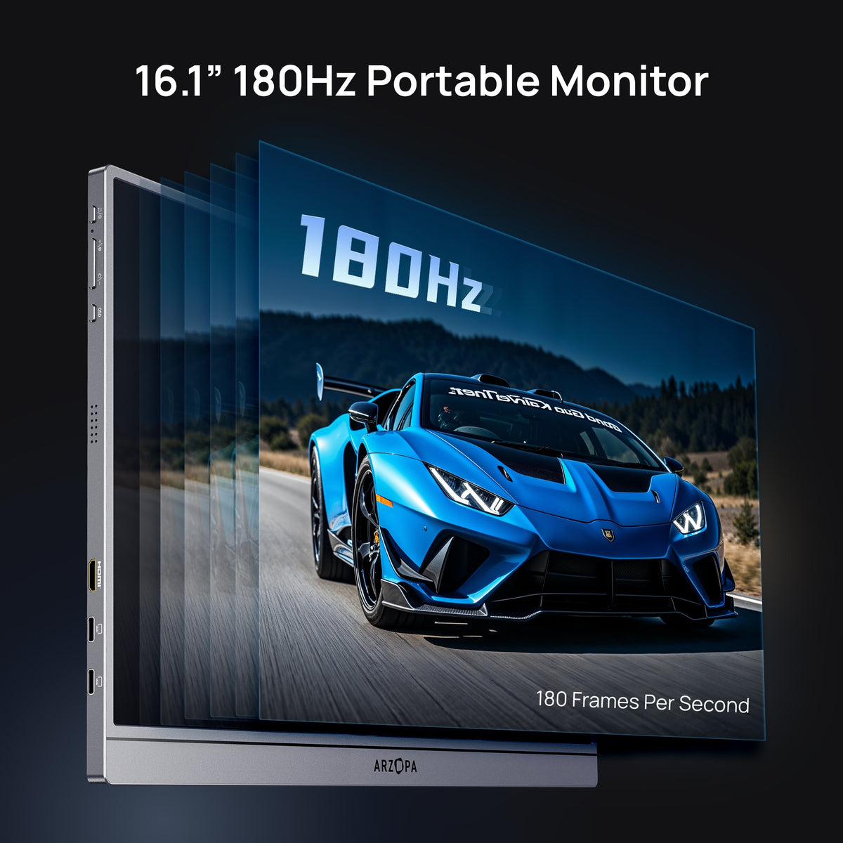 Arzopa Z3FC 16,1" 2,5K 180Hz Draagbare Gaming Monitor FreeSync