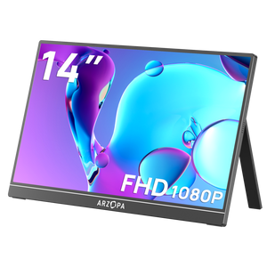 Arzopa A1S Ultra-Thin Portable Monitor | 14” FHD 1080P