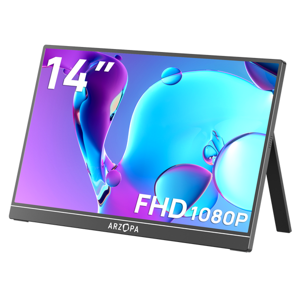 Arzopa A1S Ultradünner tragbarer Monitor | 14 Zoll FHD 1080P