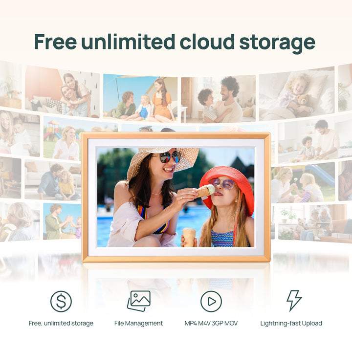 ARZOPA WiFi 14" FHD IPS Touch Screen Digital Picture Frame