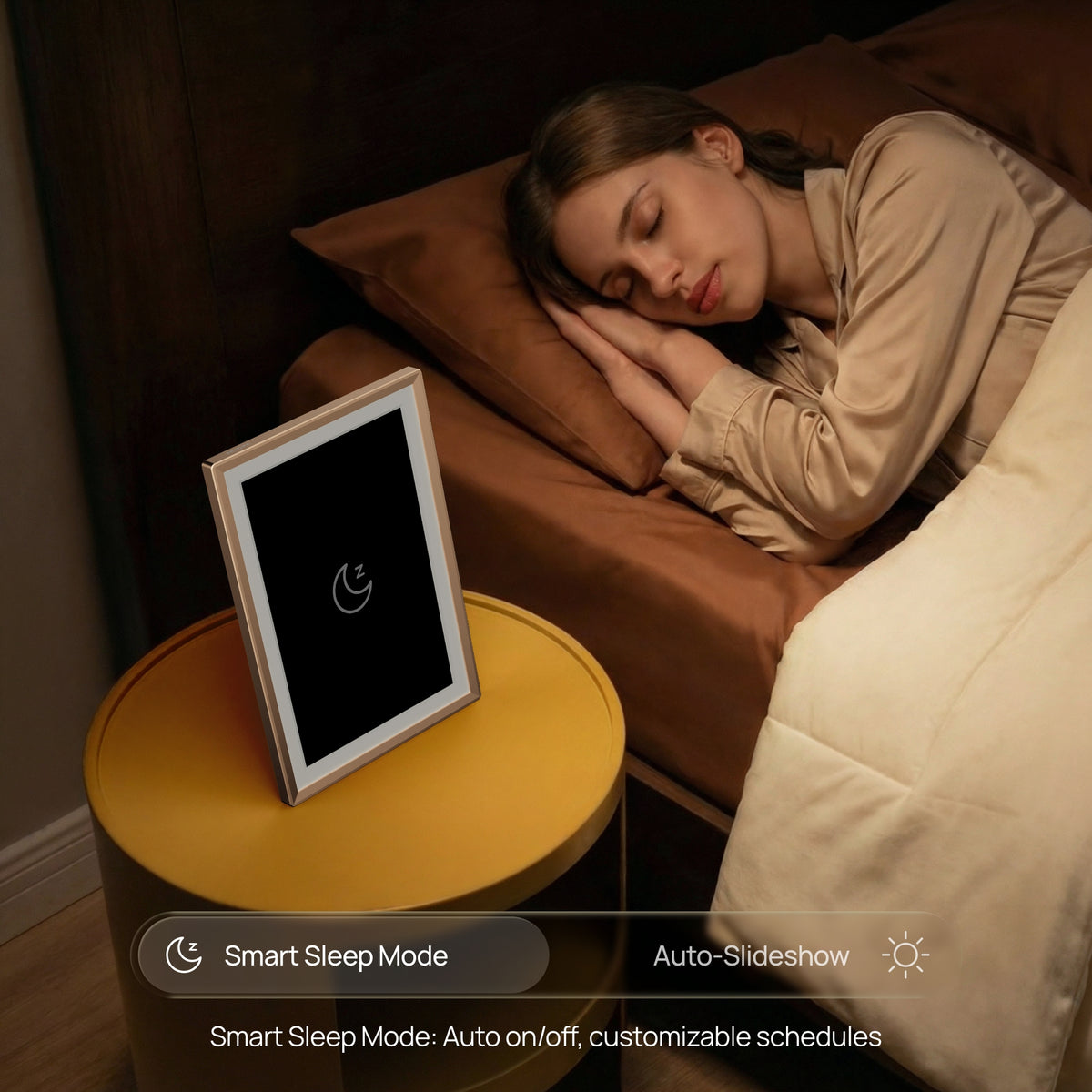 Arzopa D14 Champagne Gold | 14" Digital Photo Frame
