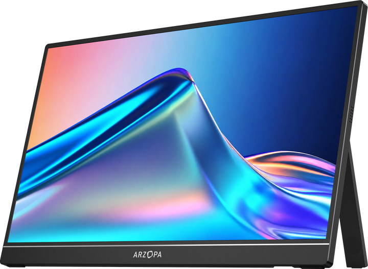 Arzopa Z1C 16,1" FHD 100%sRGB Tragbarer Monitor mit Ständer Schwarz