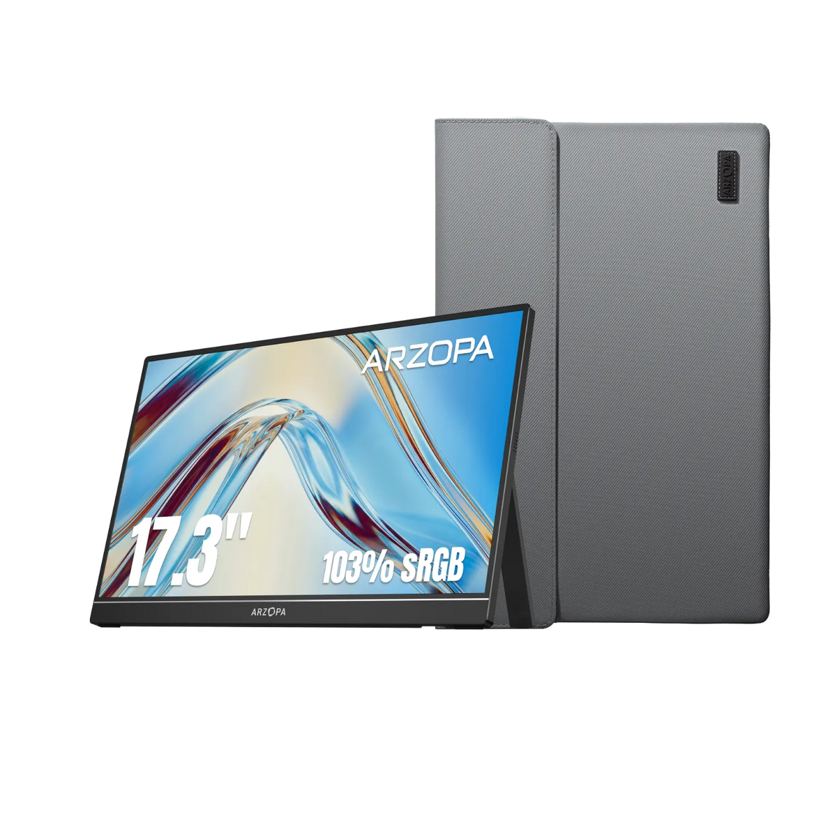 Arzopa A1M | 17.3" 1080p FHD Μεγάλη IPS Φορητή Οθόνη για Εργασία