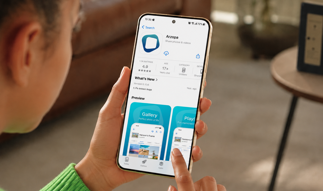 Lade die ARZOPA-App herunter