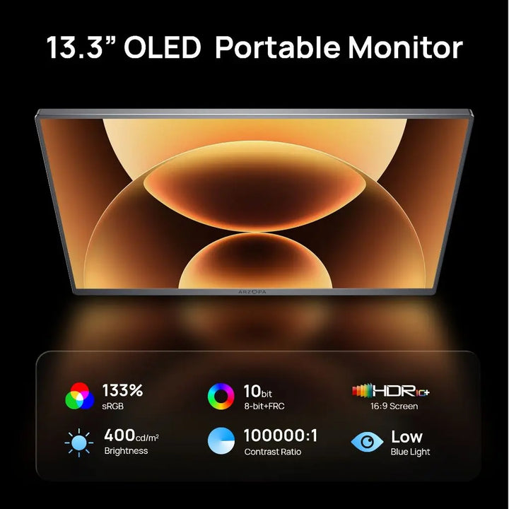 Arzopa A3C Pro 13.3" FHD OLED Portable Monitor