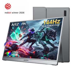 Arzopa Z1FC Grey 16.1" 144Hz FHD 100%sRGB Portable Monitor - ARZOPA/EU