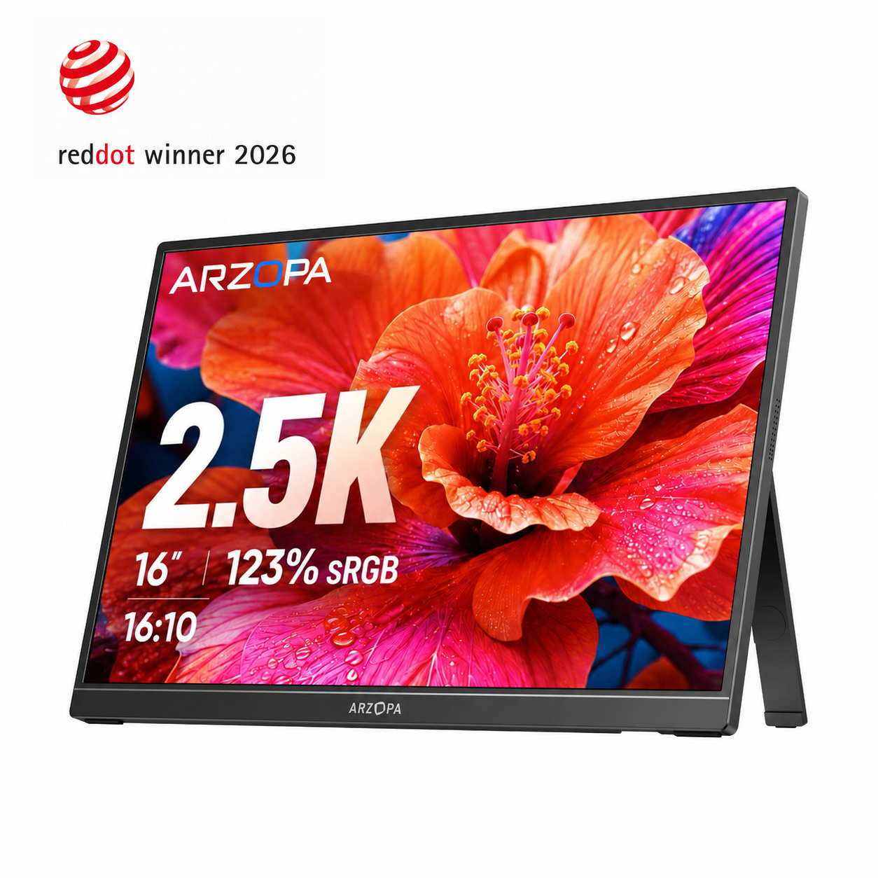 Arzopa Z1RC | 16" 2.5K Portable Monitor with 350nits 8bit Display - ARZOPA/EU