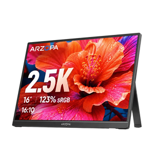 Arzopa Z1RC | 16" 2.5K Portable Monitor with 350nits 8bit Display