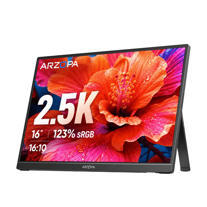 Arzopa Z1RC | 16" 2.5K Portable Monitor with 350nits 8bit Display