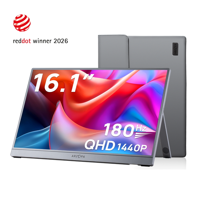Arzopa Z3FC 16,1" 2,5K 180Hz Draagbare Gaming Monitor FreeSync