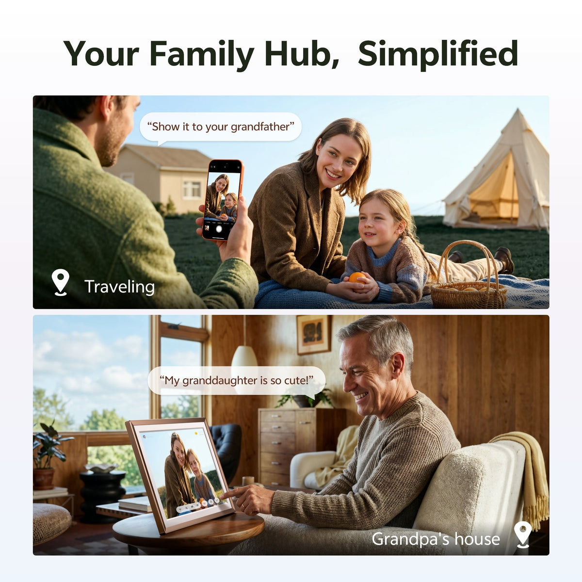 Arzopa D14 Pro 14" 2K Digital Photo Frame