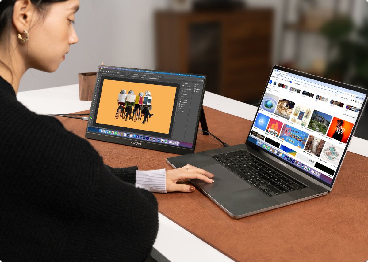 ARZOPA Portable Monitors | Best 2.5K, 180Hz Second Screens for Work ...