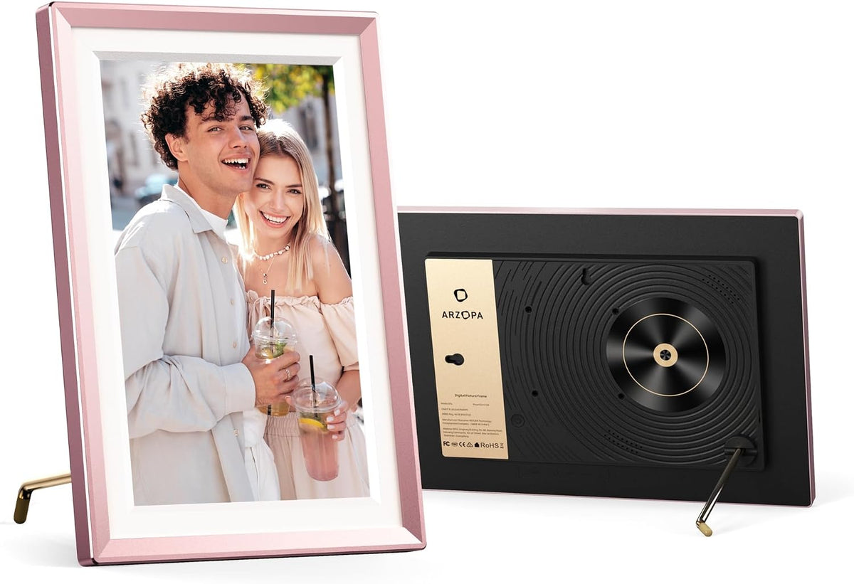 Arzopa D10 Champagnergold | 10,1" Digitaler Bilderrahmen