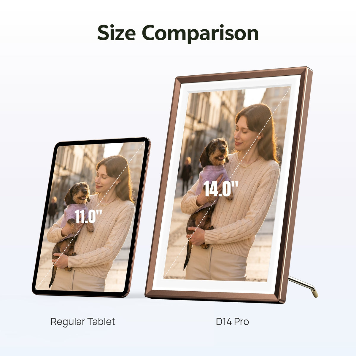 Arzopa D14 Pro 14" 2K Digital Photo Frame